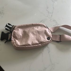 Pink Lululemon fanny pack